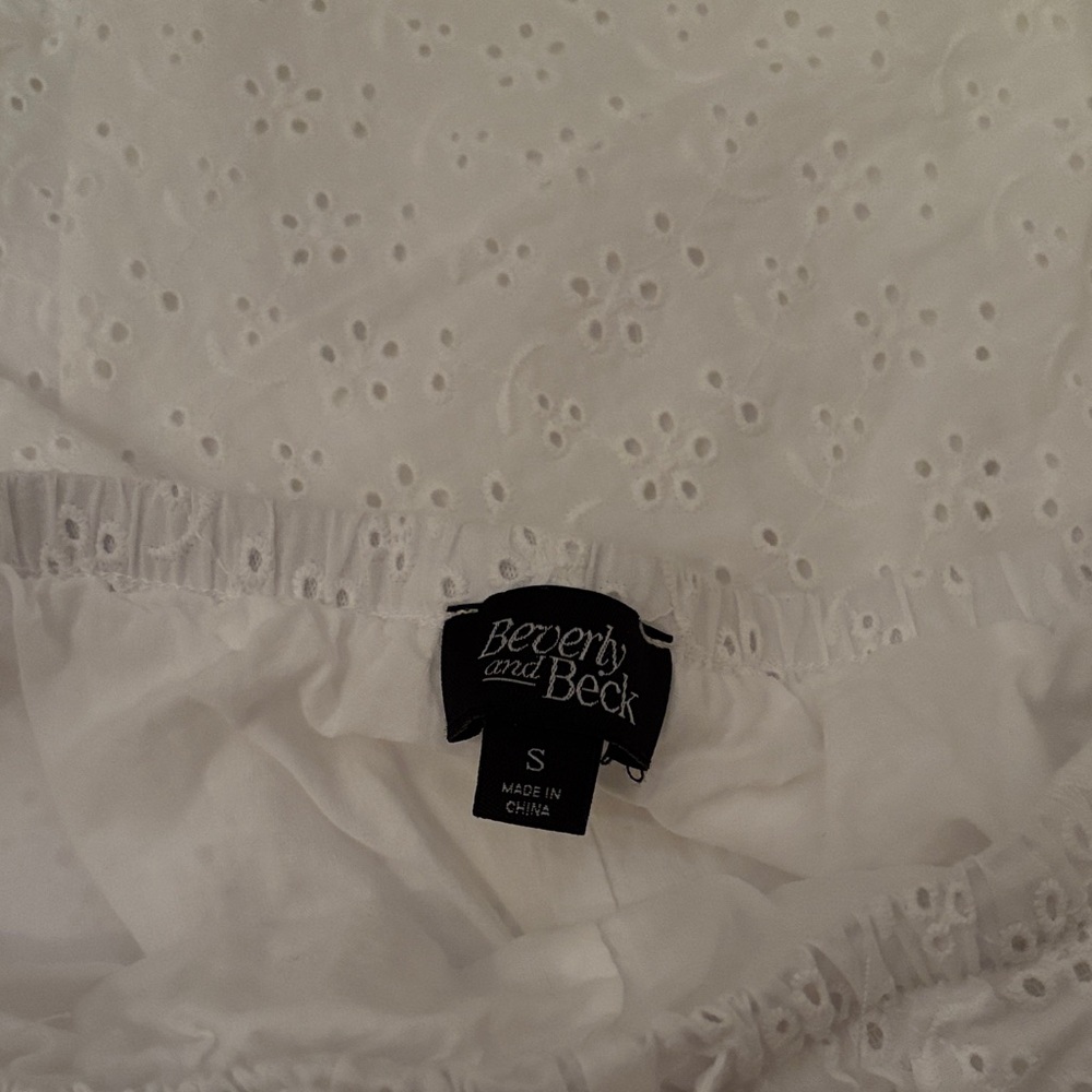 White eyelet pants - Picture 2 of 2